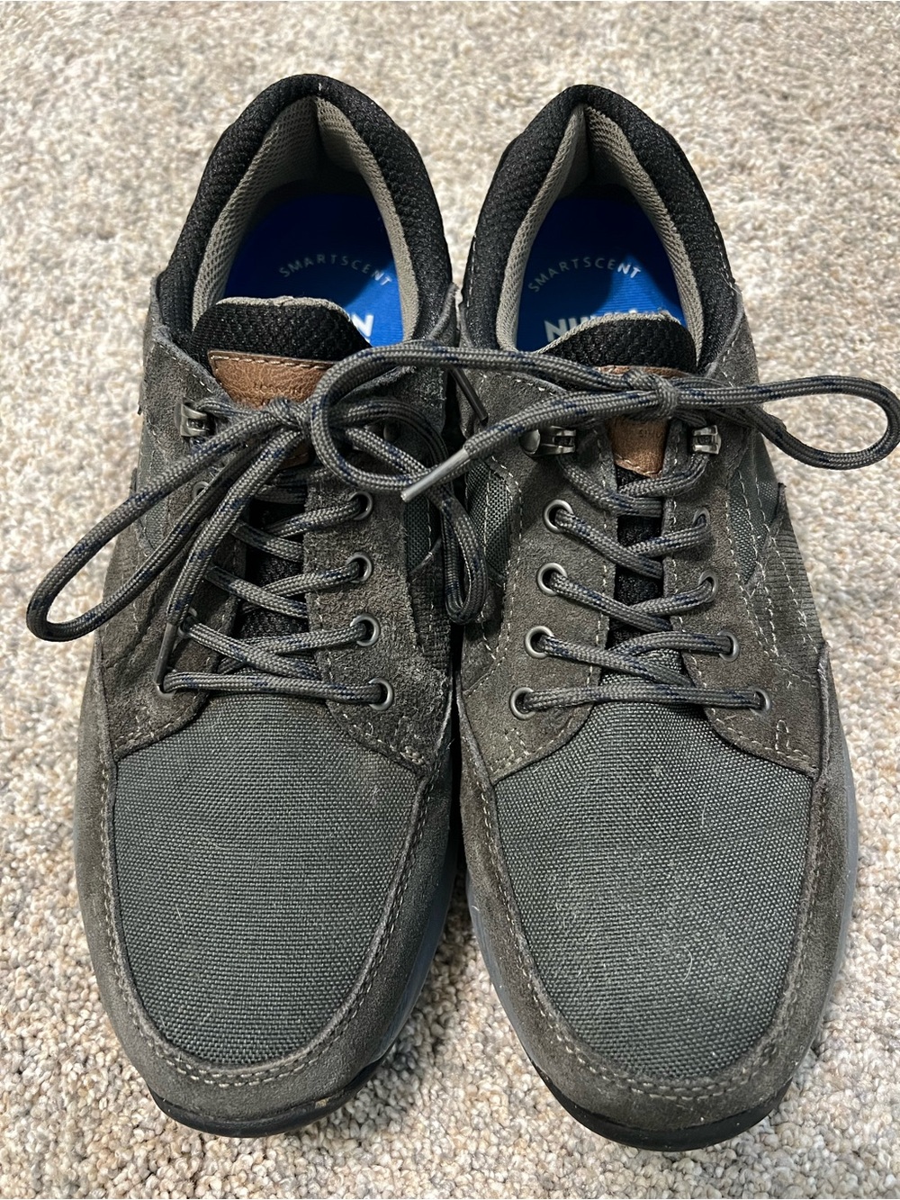Nunn Bush Kore Men’s Olive Casual Lace-Up Sneakers